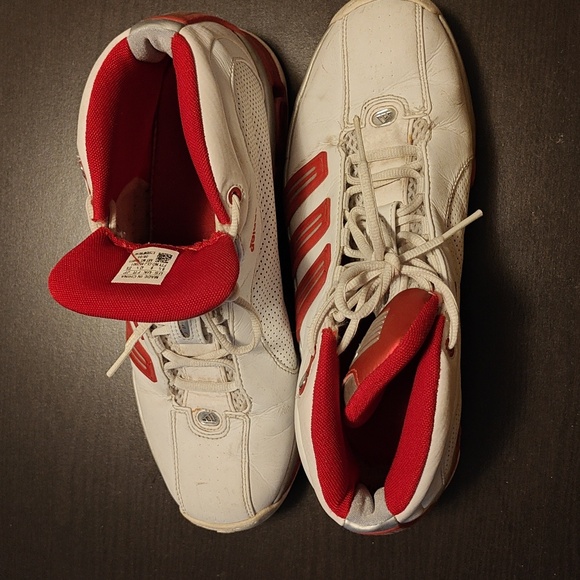 ADIDAS Superstar Basketball SHOES MENS Size 9.5 Art 534873 3 STRIPE 2005 Red - Picture 2 of 6